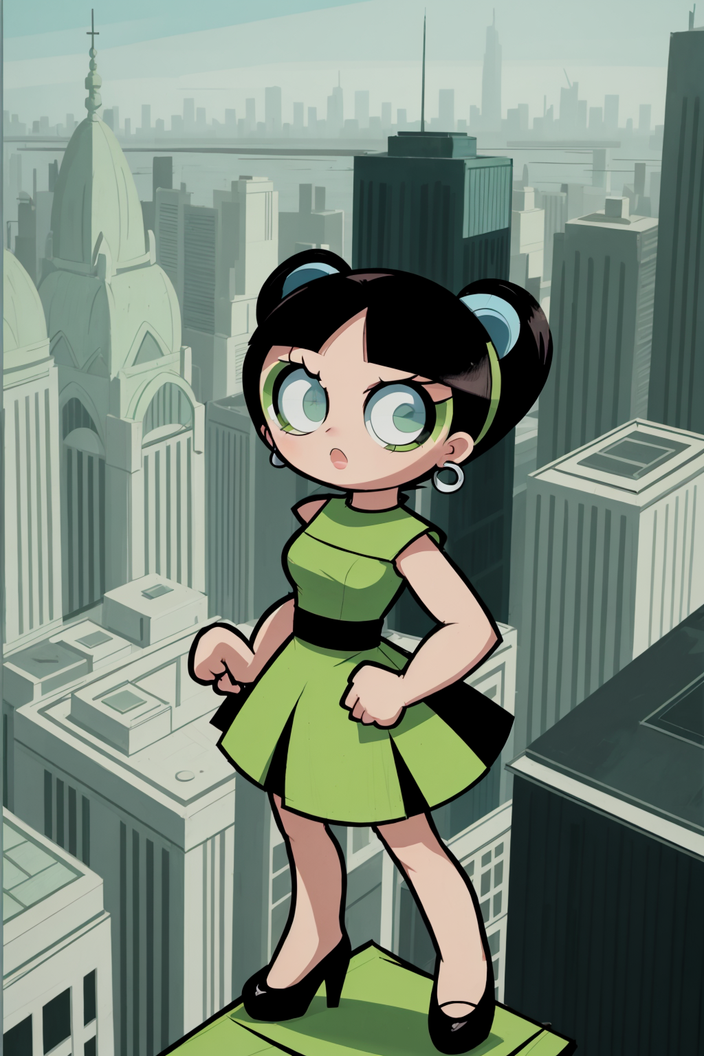 84882-2449297597-portrait of powerpuff girl Buttercup brunette green dress-Children_Stories_V1-Semi.png